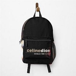 Celine Dion In Beautiful Back Pack