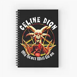 Ancient Building Celine Dion Spiral Notebook