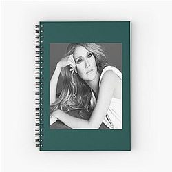 Celine Dion Spiral Notebook