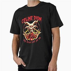 Celine Dion My Heart Will Go On Metal Restyle T-Shirt