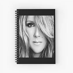 Celine Dion Spiral Notebook