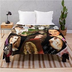 Celine Dion Picture Throw Blanket