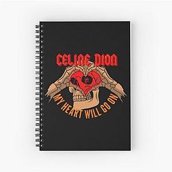 Celine Dion Spiral Notebook