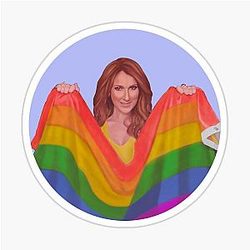 Celine Dion sticker