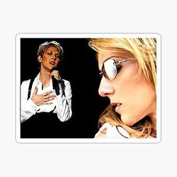 Celine Dion On Stage Concert Memories Sticker