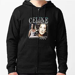 Celine Dion Men's Zipped Hoodie