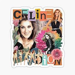 Retro Celine Dion Legend Sticker