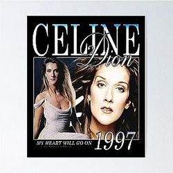 Celine Dion Men's Poster
