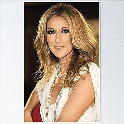 Celine Dion Memory of a White Dress Poster