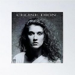 Celine Dion Black and White Cover Album Poster