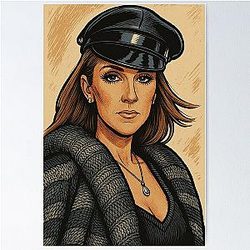Celine Dion Fashion Poster