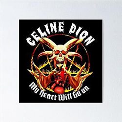 Ancient Building Celine Dion Poster