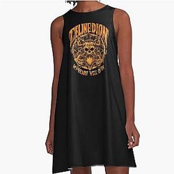 Celine Dion A-line dress