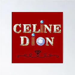Celine Dion Diamonds Poster
