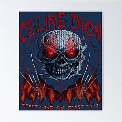Celine Dion Death Metal Poster