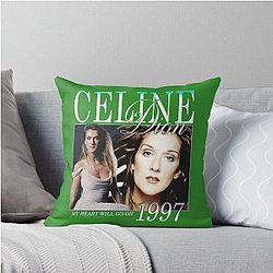 Celine Dion Men's Throw Pillow