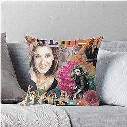 Retro Celine Dion Legend Throw Pillow
