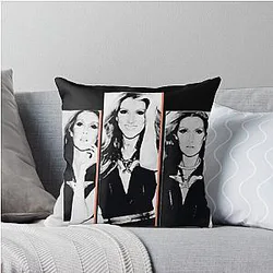 Retro Celine Dion Legend Throw Pillow