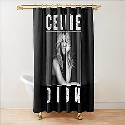 Celine Dion Vintage Portrait Shower Curtain