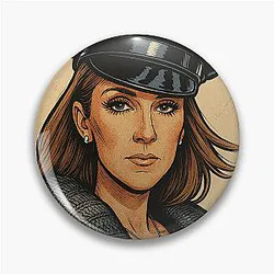 Celine Dion fashion pin