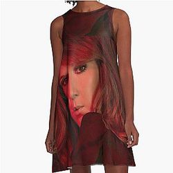 Celine Dion Beautiful A-Line Dress