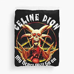Ancient Building Celine Dion Duvet Cover