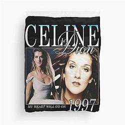 Celine Dion Men's Duvet Cover
