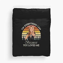 Retro Celine Dion Legend Duvet Cover