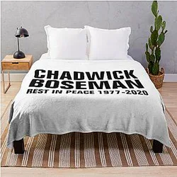 RIP Chadwick Boseman Throw Blanket