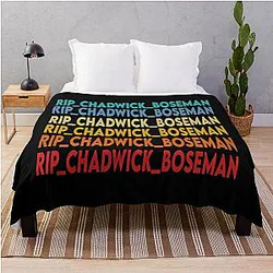Rip Chadwick Boseman LGBT Throw Blanket