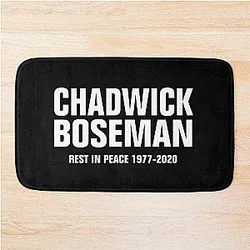 RIP Chadwick Boseman Bath Mat