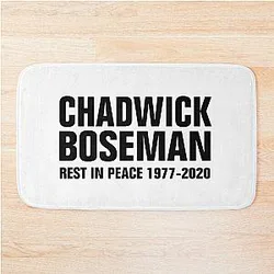 RIP Chadwick Boseman Bath Mat