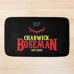 Chadwick Boseman RIP Bath Mat