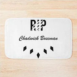 Chadwick Boseman RIP Bath Mat