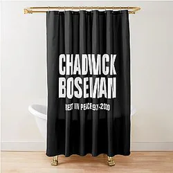 RIP Chadwick Boseman Shower Curtain