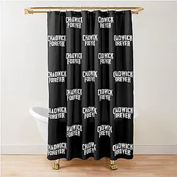 Chadwick Boseman, RIP, Black Panther, Wakanda Forever Shower Curtain