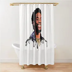 Chadwick Boseman Celebrity Shower Curtain