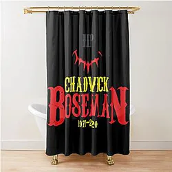 Chadwick Boseman RIP Shower Curtain