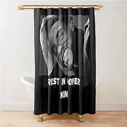Chadwick Boseman: Rest in Power King Shower Curtain