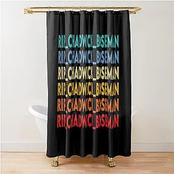 Rip Chadwick Boseman LGBT Shower Curtain