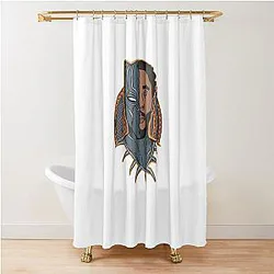 In Honor of Chadwick Boseman Shower Curtain