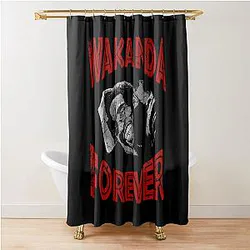 RIP Chadwick Boseman Forever Shower Curtain