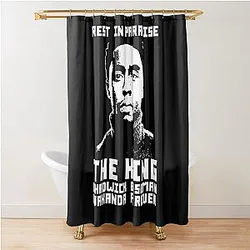 Chadwick Boseman Rest In Paradise Shower Curtain