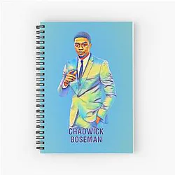 Chadwick Boseman Spiral Notebook