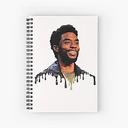 Chadwick Boseman Celebrity Spiral Notebook