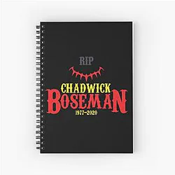 Chadwick Boseman Spiral Notebook