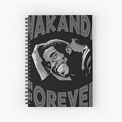 RIP Chadwick Boseman Forever Spiral Notebook