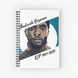 Chadwick Boseman Black Wakanda Notebook