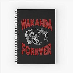 RIP Chadwick Boseman Forever Spiral Notebook
