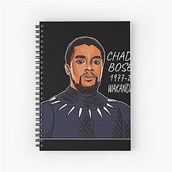 RIP Chadwick Boseman Spiral Notebook